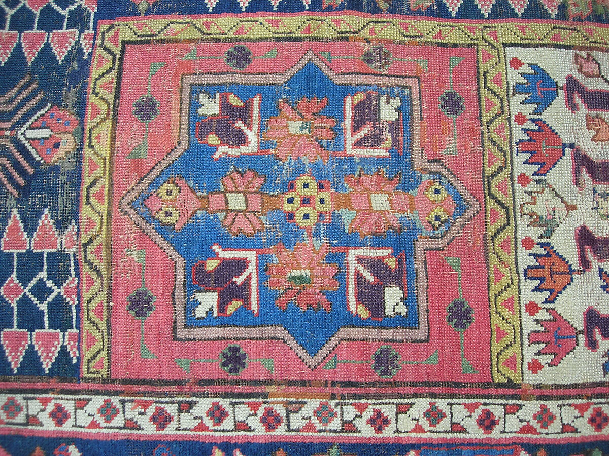 Garden Carpet, Cotton (warp and weft), wool (pile); symmetrically knotted pile