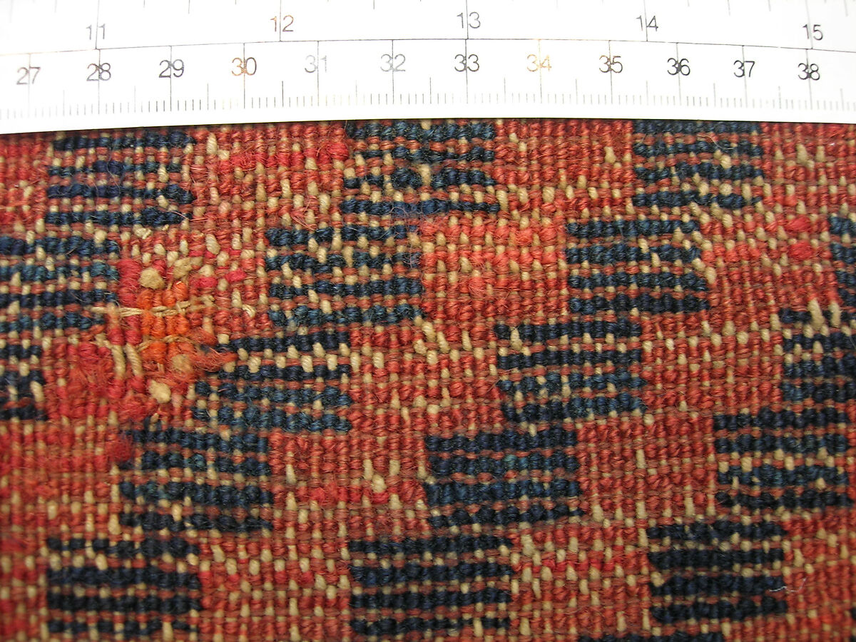 Garden Carpet, Cotton (warp and weft), wool (pile); symmetrically knotted pile