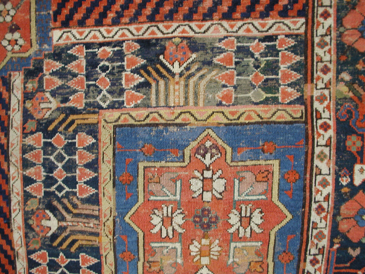 Garden Carpet, Cotton (warp and weft), wool (pile); symmetrically knotted pile