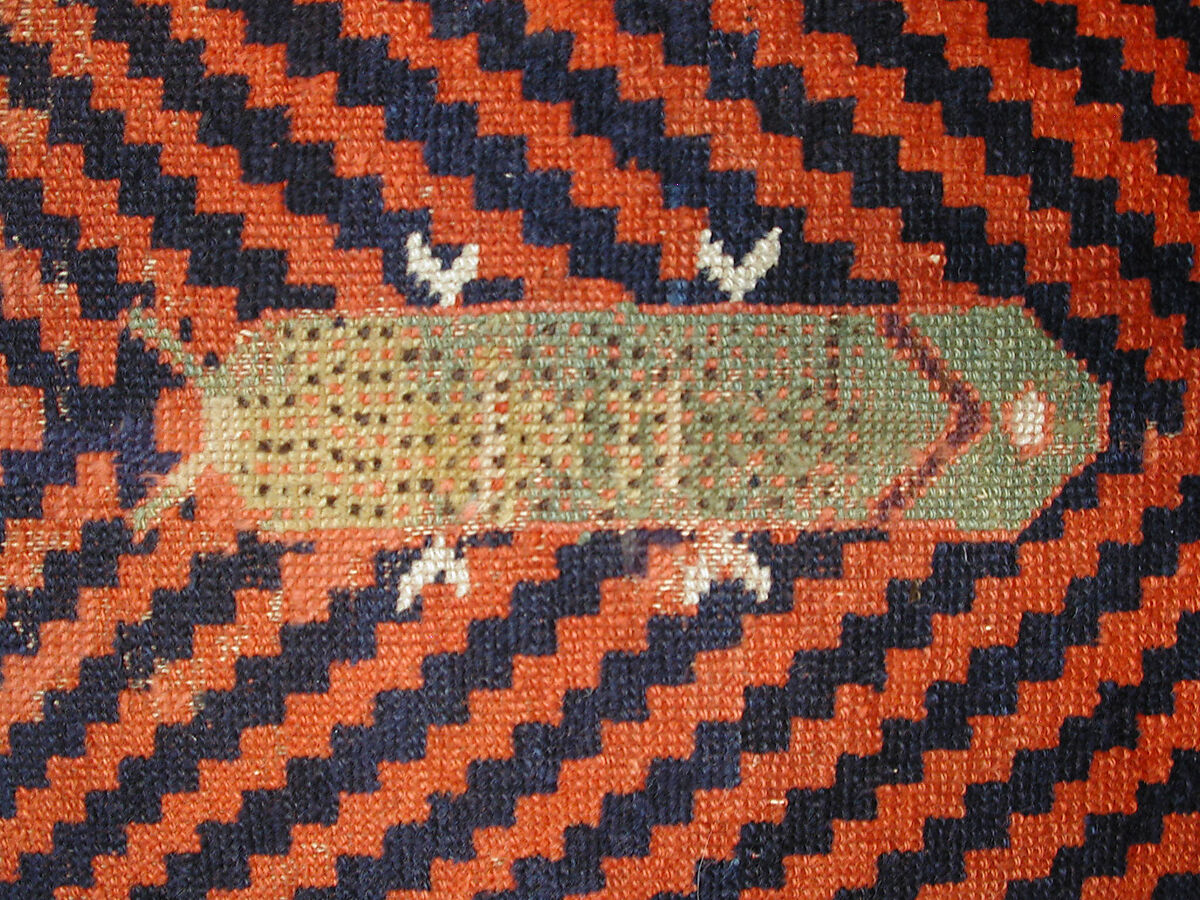 Garden Carpet, Cotton (warp and weft), wool (pile); symmetrically knotted pile