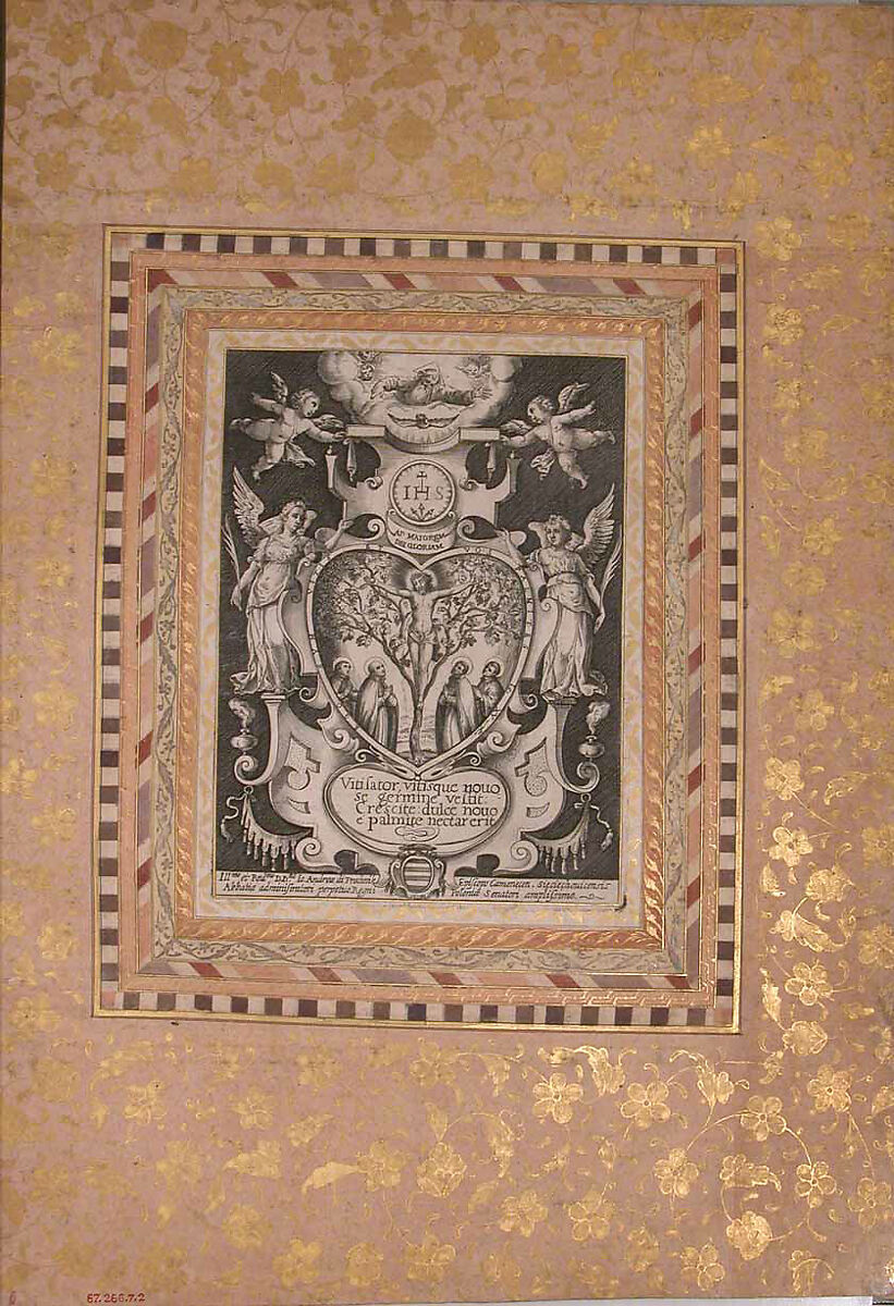 "Devotional Scene," Folio from the Bellini Album, Ink, opaque watercolor, and gold on paper