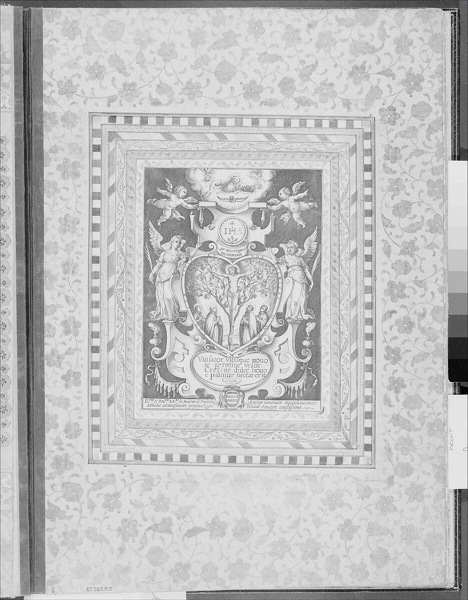 "Devotional Scene," Folio from the Bellini Album, Ink, opaque watercolor, and gold on paper