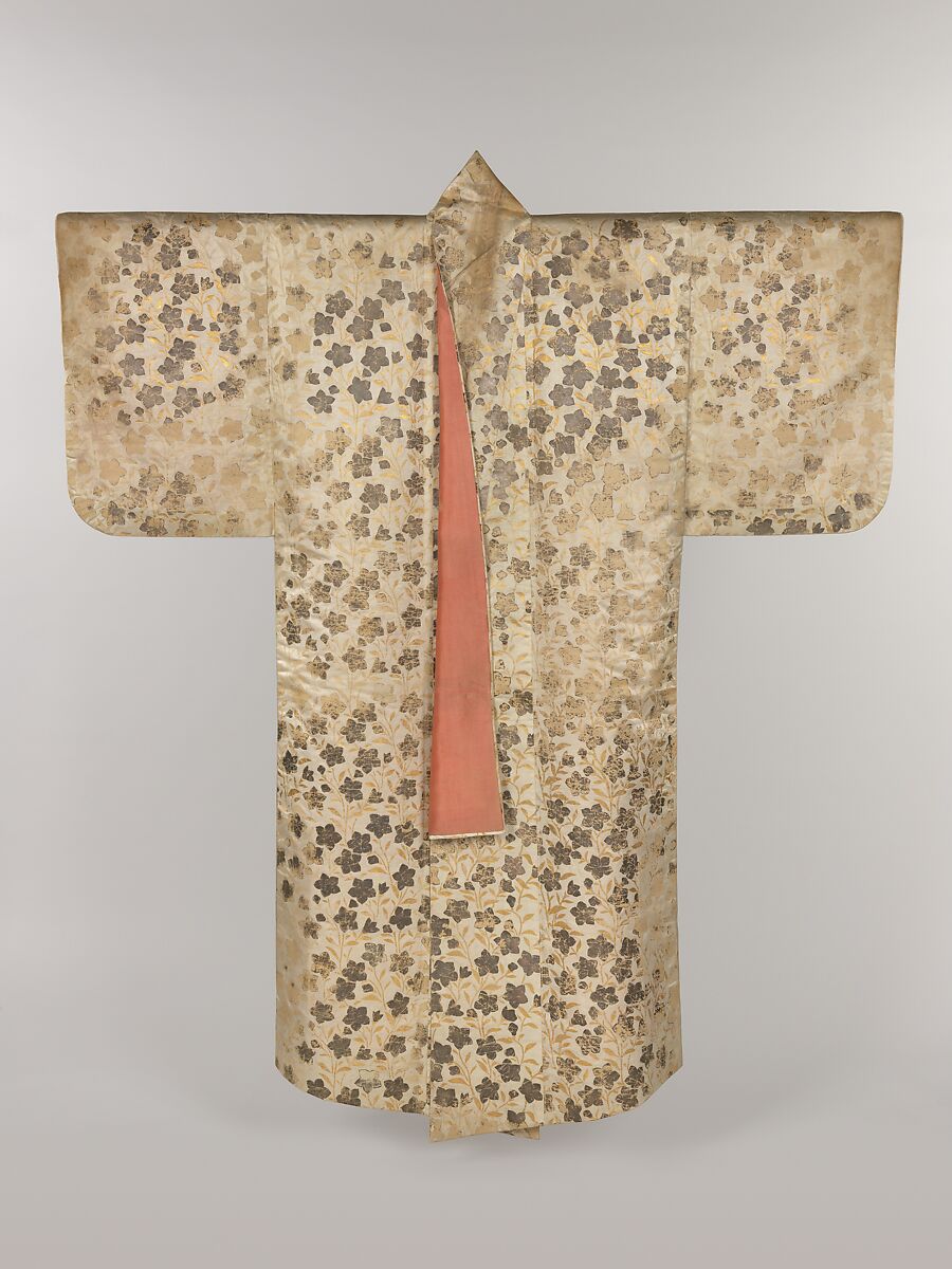 Noh Costume (Surihaku) with Chinese Bellflowers - Japan - Edo