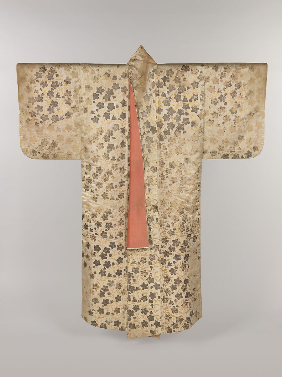 Noh Costume (Surihaku) with Chinese Bellflowers | Japan | Edo period ...