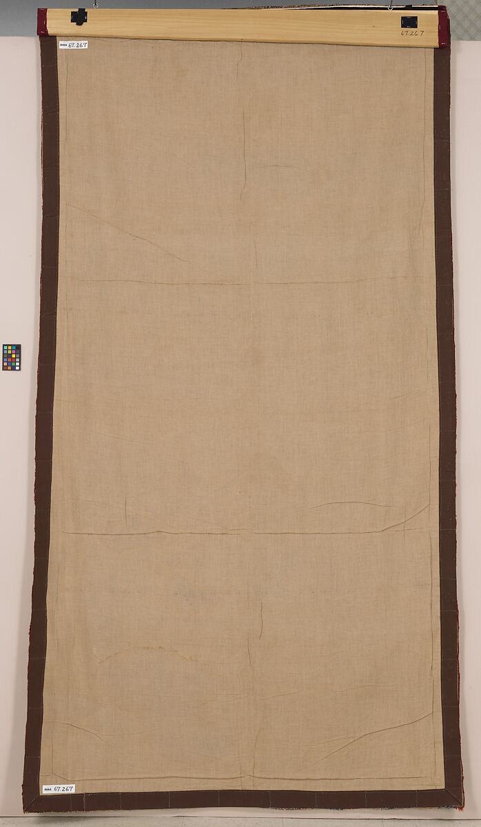 Millefleur Carpet with a Flower-and-Trellis Pattern, Cotton (warp and weft), wool (pile); asymmetrically knotted pile