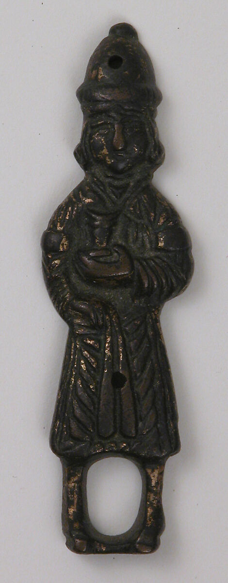 Figure, Brass; cast, chased, gilded