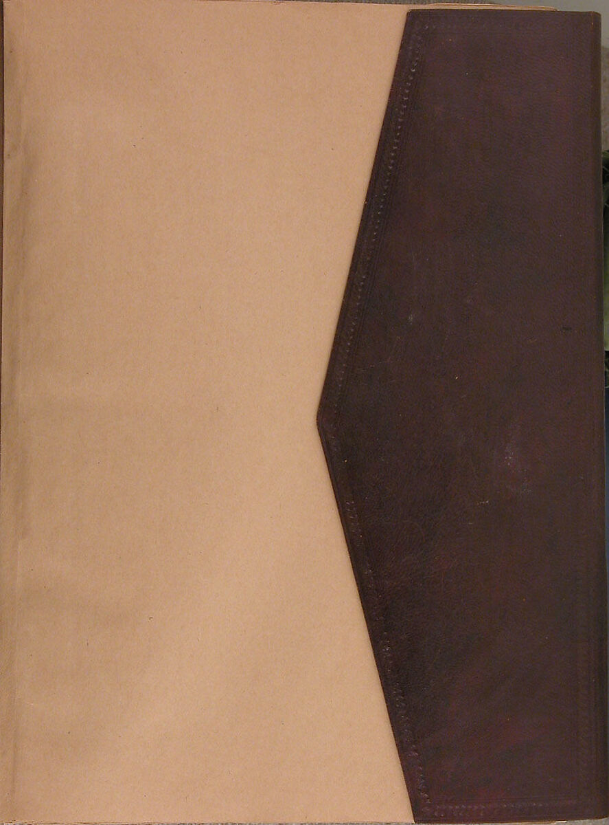 Qur'an Manuscript, Ink, opaque watercolor, and gold on paper. Binding: leather; tooled and gilded