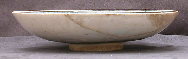 Dish, Stonepaste; underglaze painted