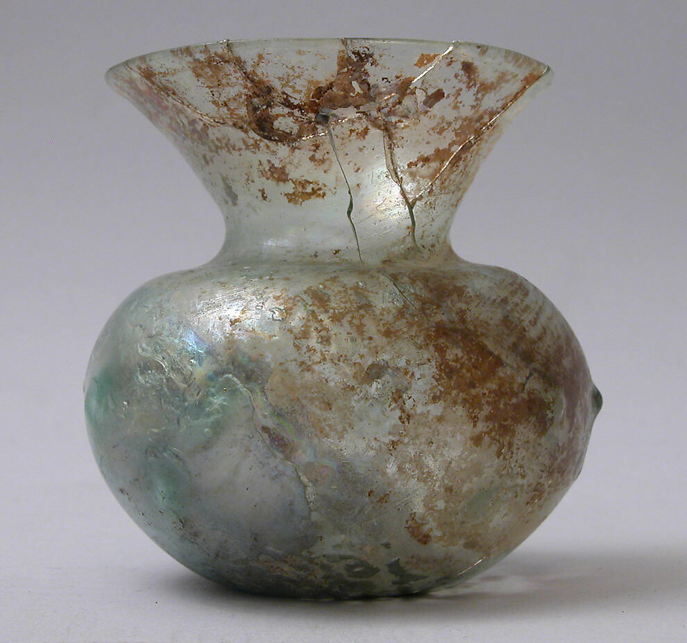 Jar, Glass; blown 