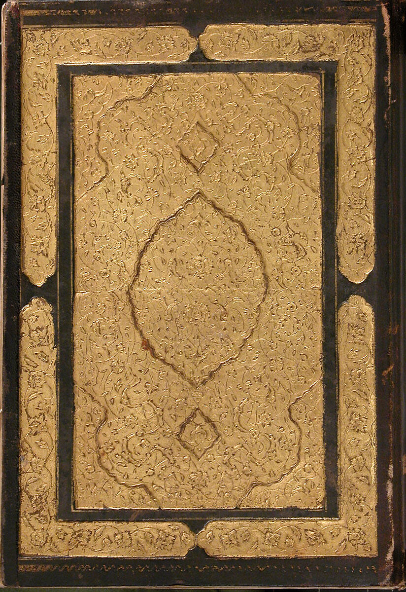 Khusrau and Shirin, Hatifi (Iranian, active Istanbul, died 1521), Main support: ink, opaque watercolor, and gold on paper; binding: leather