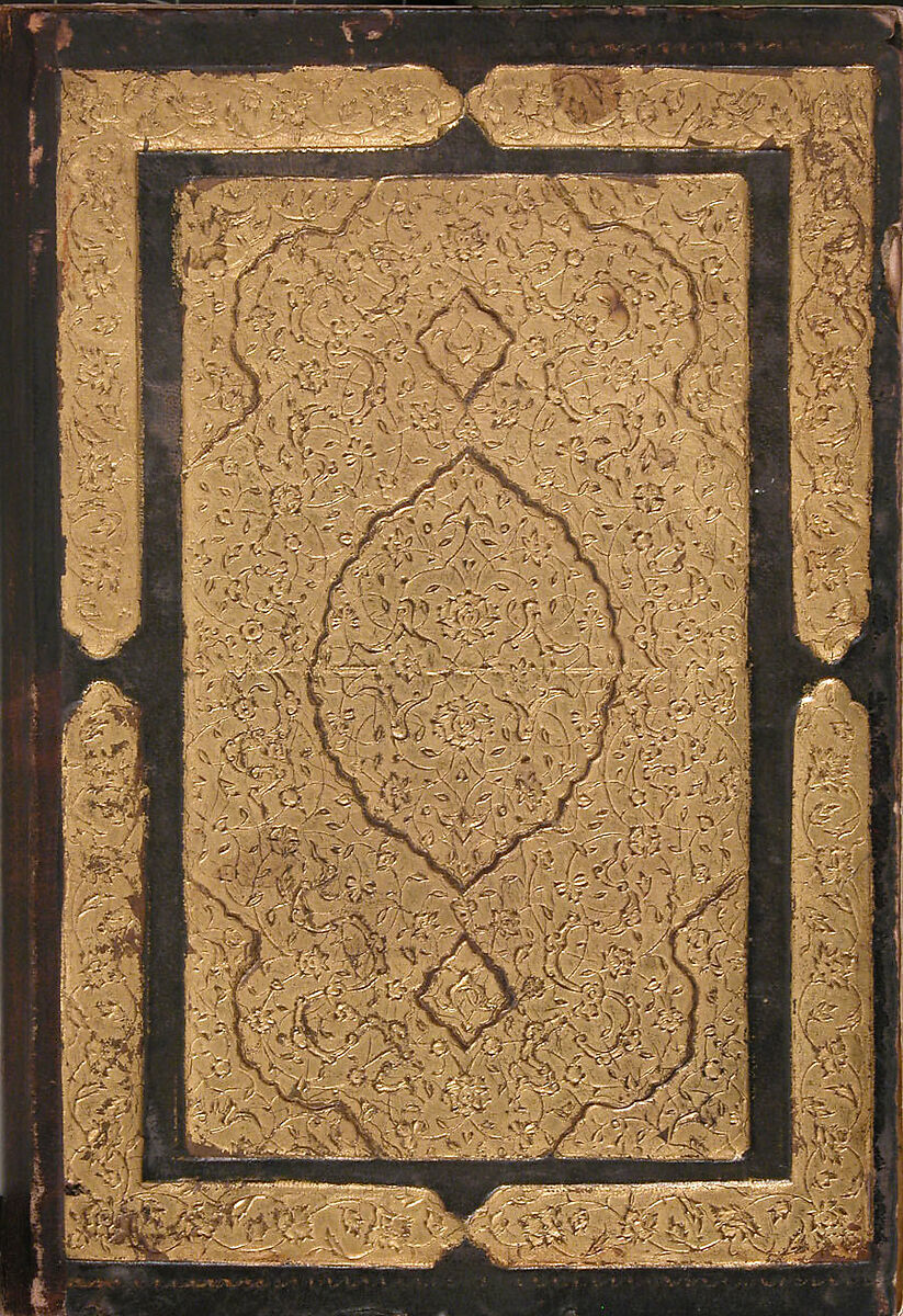 Khusrau and Shirin, Hatifi (Iranian, active Istanbul, died 1521), Main support: ink, opaque watercolor, and gold on paper; binding: leather