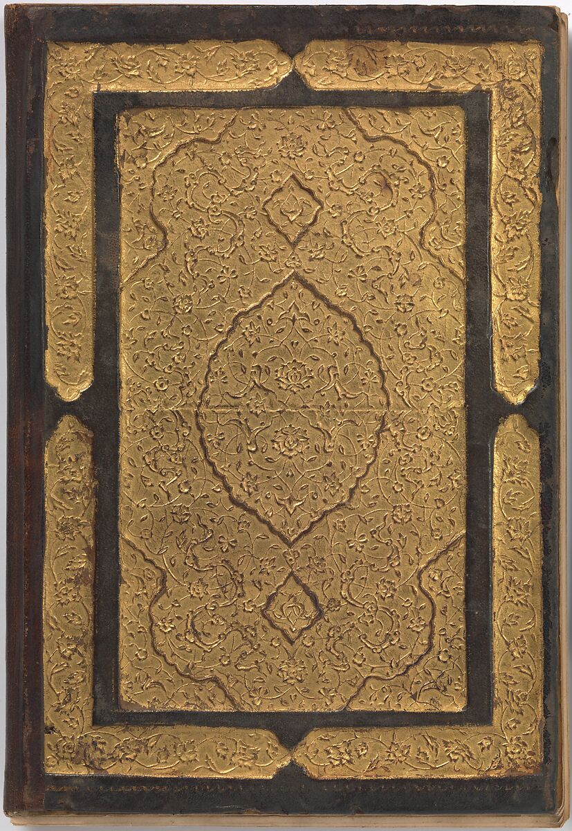 Khusrau and Shirin, Hatifi (Iranian, active Istanbul, died 1521), Main support: ink, opaque watercolor, and gold on paper; binding: leather