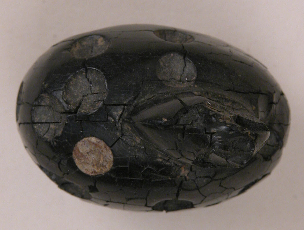 Chess Piece, Knight, Jet; carved