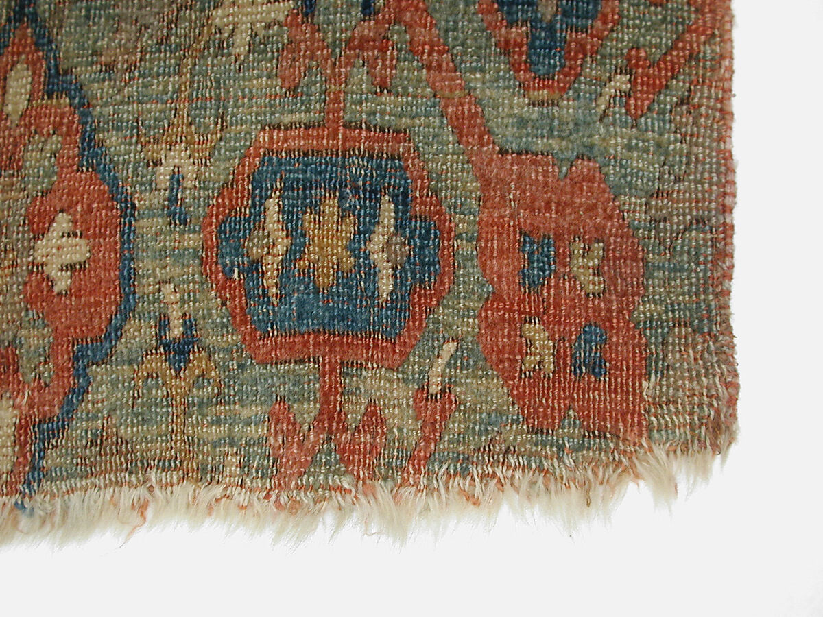 'Chessboard' Carpet, Animal hair (warp and pile), wool (weft); asymmetrically knotted pile