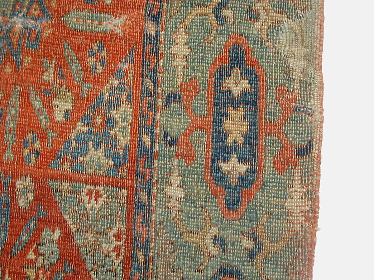 'Chessboard' Carpet, Animal hair (warp and pile), wool (weft); asymmetrically knotted pile