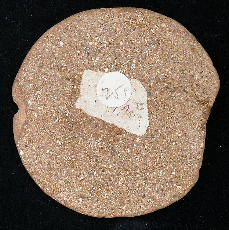 Bath Scraper, Earthenware; unglazed, molded