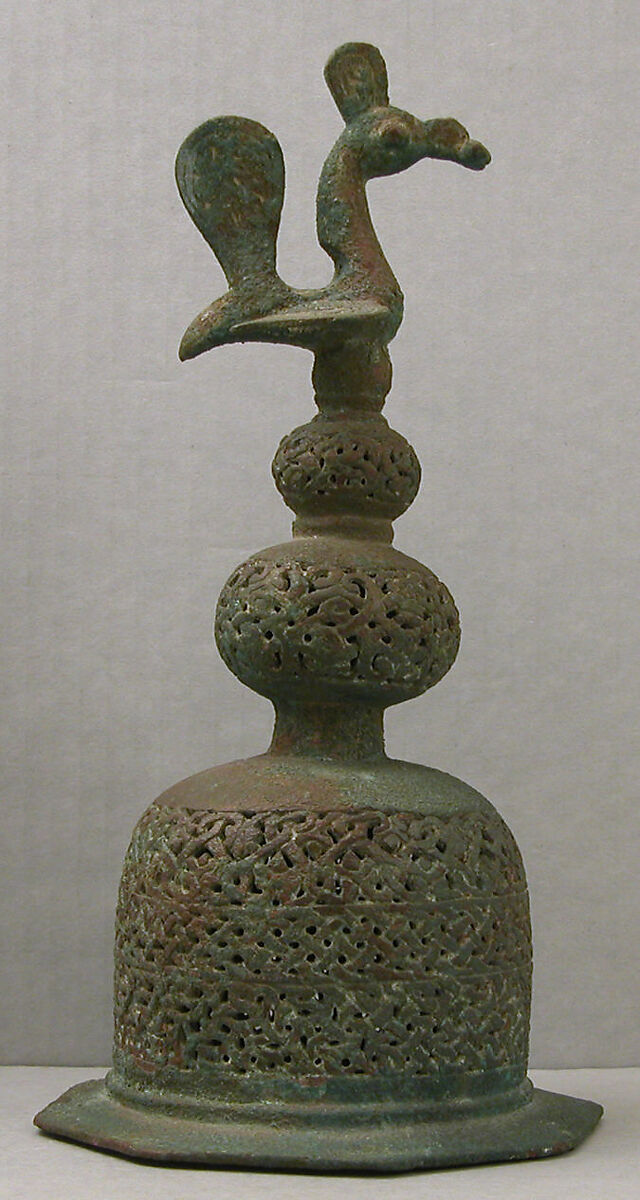 Finial, Bronze; cast, engraved and openwork decoration 