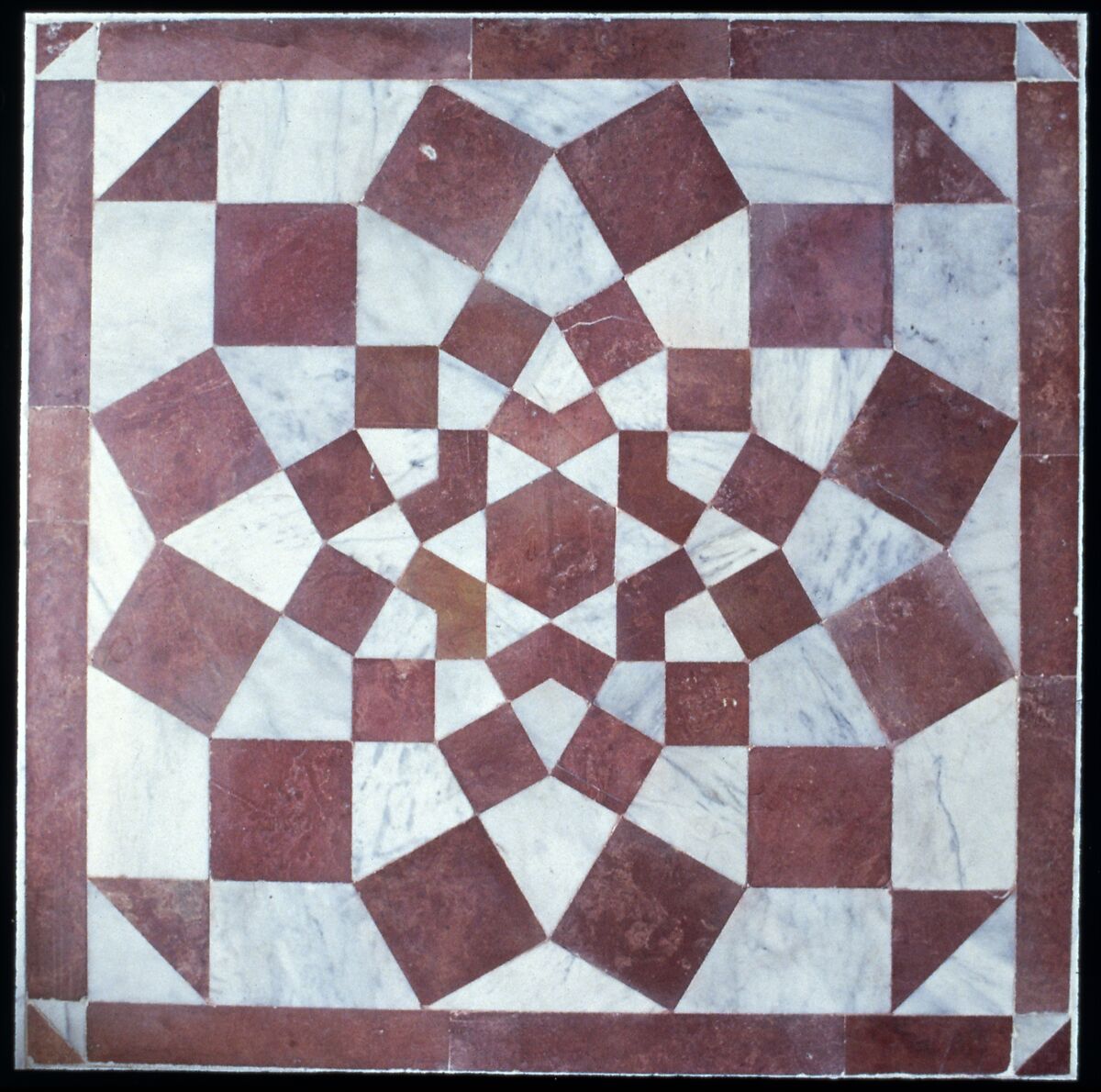 Damascus Room, Wood (poplar) with gesso relief, gold and tin leaf, glazes and paint; wood (cypress, poplar, and mulberry), mother-of-pearl, marble and other stones, stucco with glass, plaster ceramic tiles, iron, brass