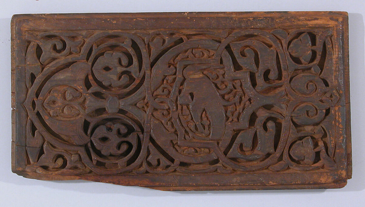 Panel, Wood; carved 