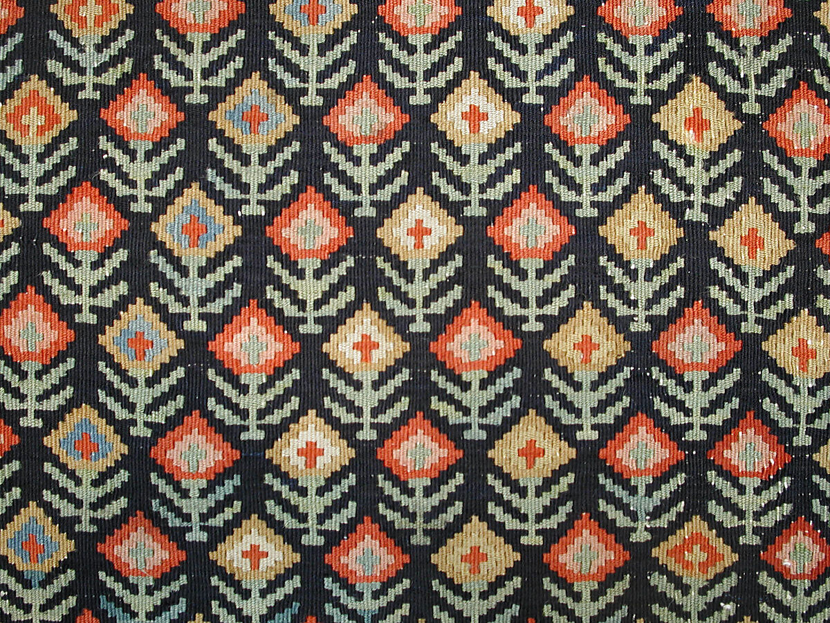 "Senneh" Prayer Rug, Cotton (warp), wool (weft); tapestry-woven