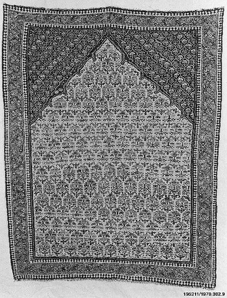 Carpet, Cotton, wool; tapestry-woven