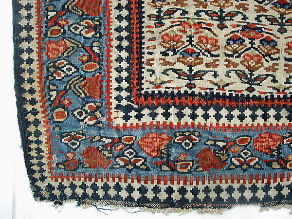 Carpet, Cotton, wool; tapestry-woven