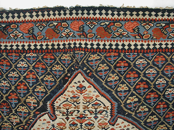 Carpet, Cotton, wool; tapestry-woven