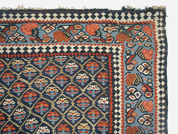 Carpet, Cotton, wool; tapestry-woven