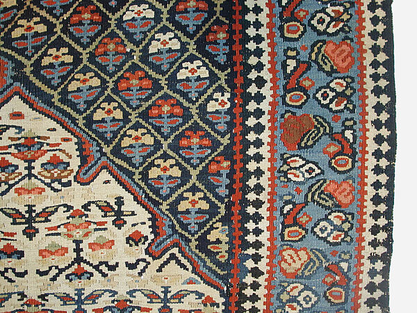 Carpet, Cotton, wool; tapestry-woven