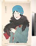 Early Spring, from the series Shōwa Beauties and Their Fashions (Senshun: Shōwa bijin fūzoku), Ito Shinsui (Japanese, 1898–1972), Woodblock print; ink and color on paper, Japan