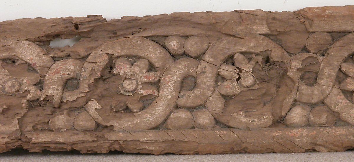 Panel, Wood; carved