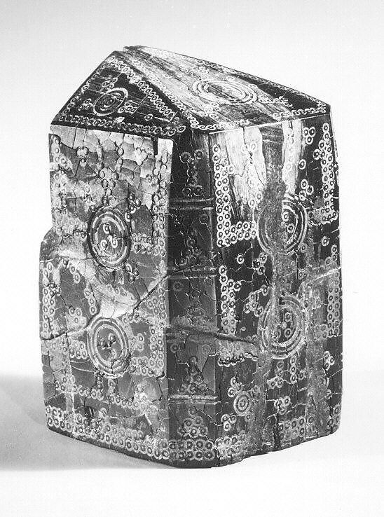 Chess Piece, King, Jet; carved