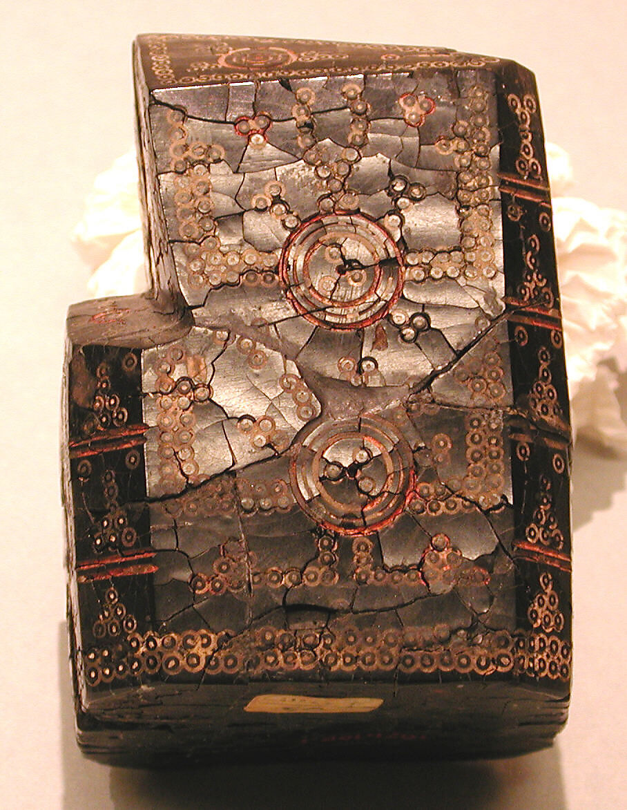 Chess Piece, King, Jet; carved