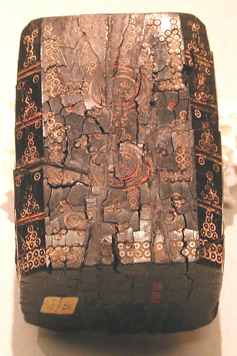 Chess Piece, King, Jet; carved