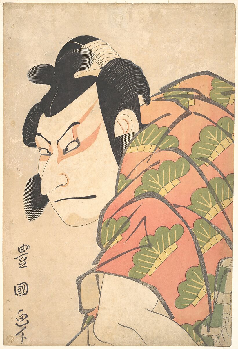 Nakamura Nakazo II as Matsuo-maru, Utagawa Toyokuni I (Japanese, 1769–1825), Woodblock print; ink and color on paper, Japan 
