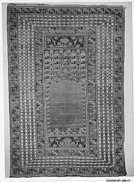 Carpet, Wool (warp) and cotton (weft); symmetrically woven pile 