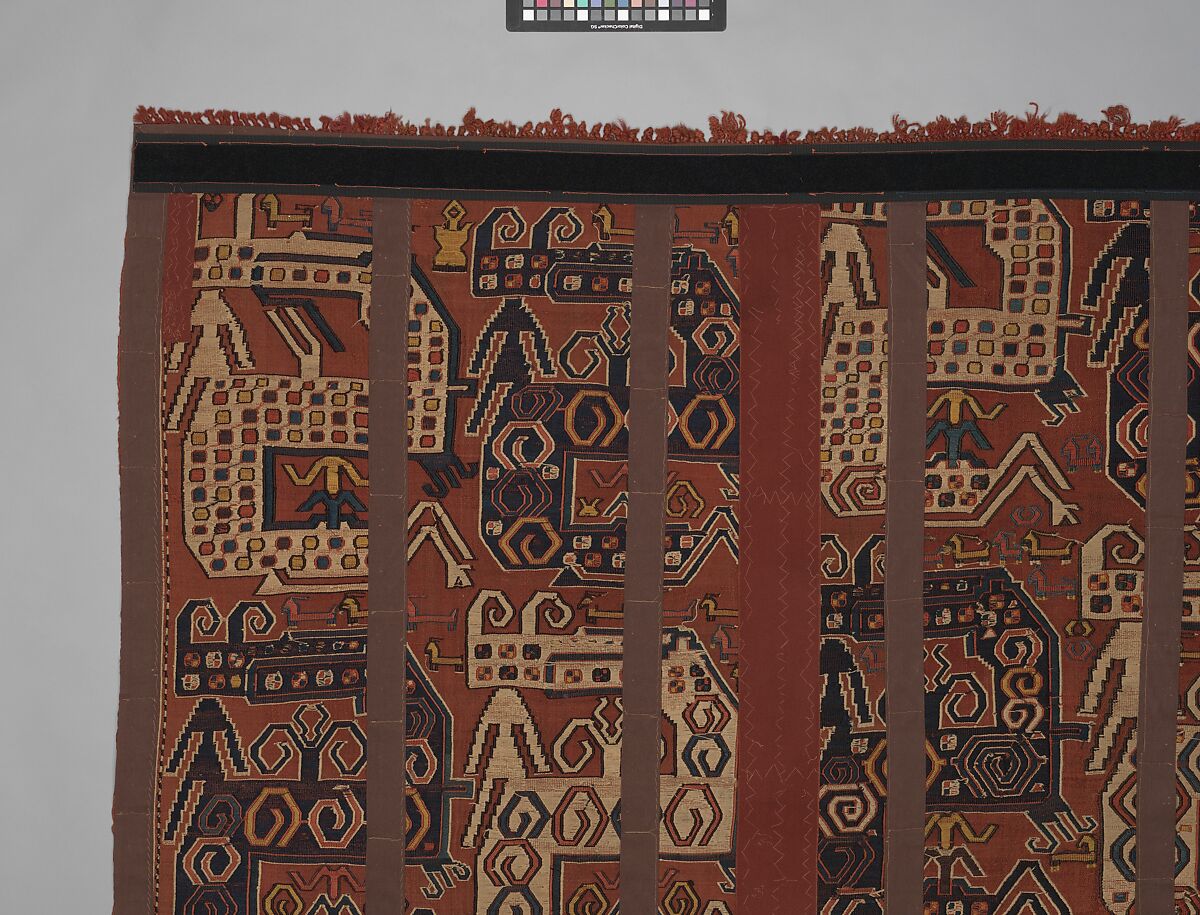 Dragon Carpet, Wool, cotton; plain weave with supplementary-weft embroidery (Soumak)