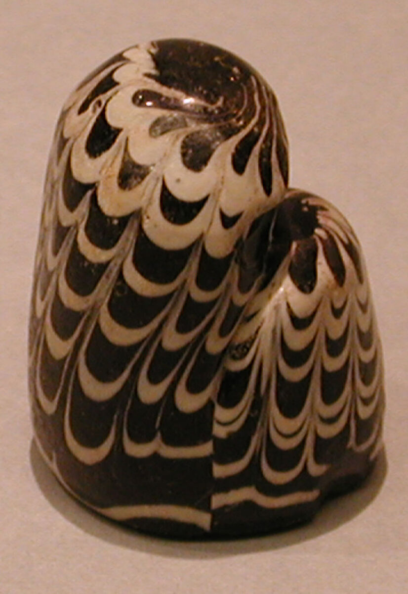 Chess Piece, King, Glass; marvered and tooled