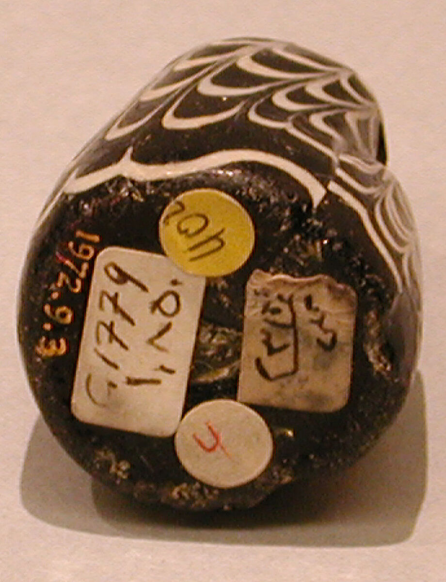 Chess Piece, King, Glass; marvered and tooled