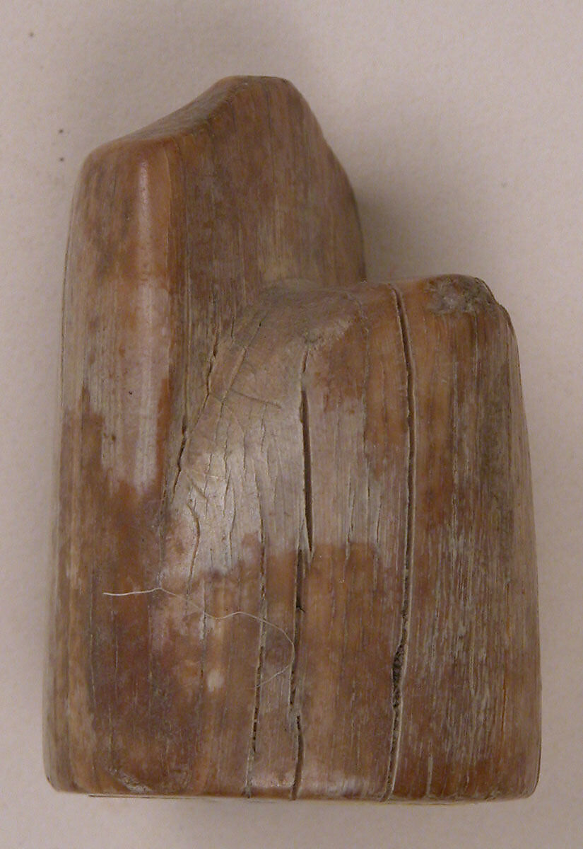 Chess Piece, King, Ivory; carved 
