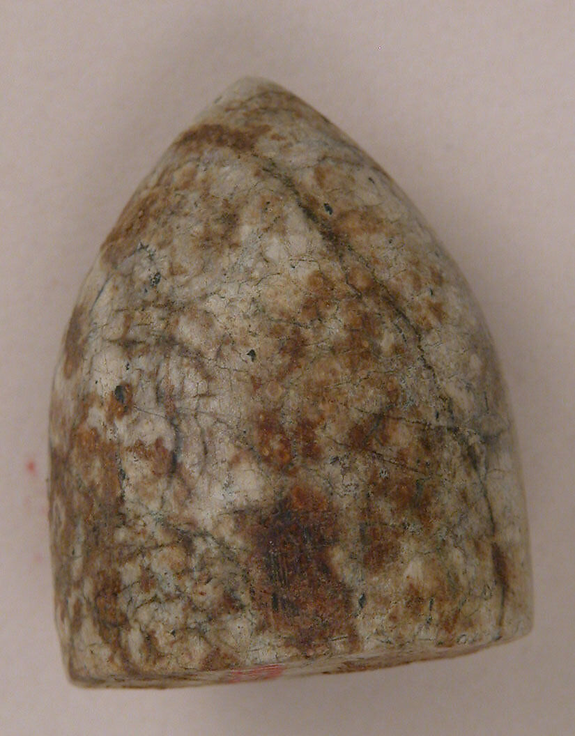 Gaming or Chess Piece, possibly a Pawn, Stone 