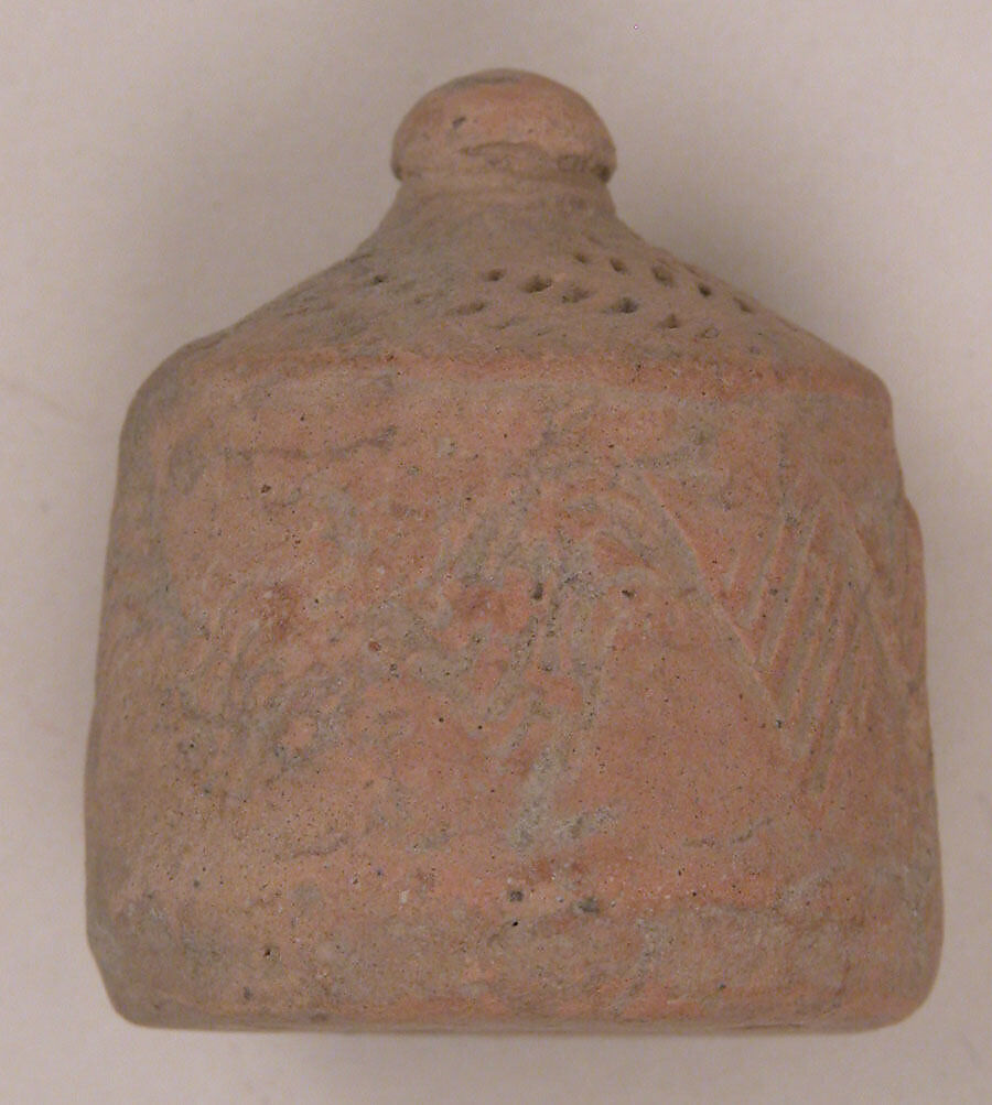 Chess Piece, Probably a Pawn, Earthenware; unglazed 