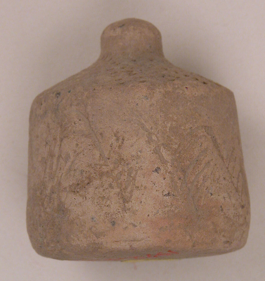 Chess Piece, Probably a Pawn, Earthenware; unglazed 