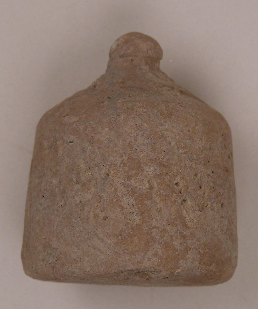 Chess Piece, Probably a Pawn, Earthenware; unglazed 