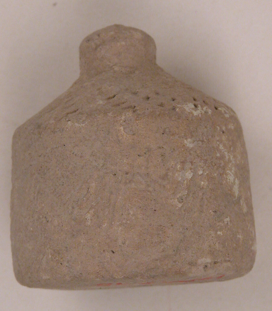 Chess Piece, Pawn, Earthenware; unglazed 