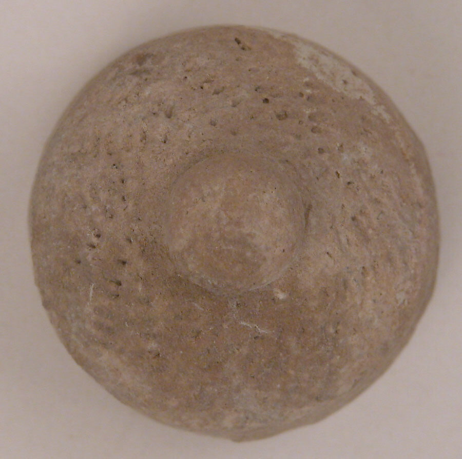 Chess Piece, Pawn, Earthenware; unglazed