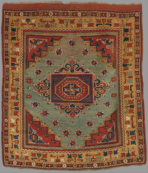 ‘Ghirlandaio’ Carpet, Wool (warp, weft, and pile); symmetrically knotted pile 