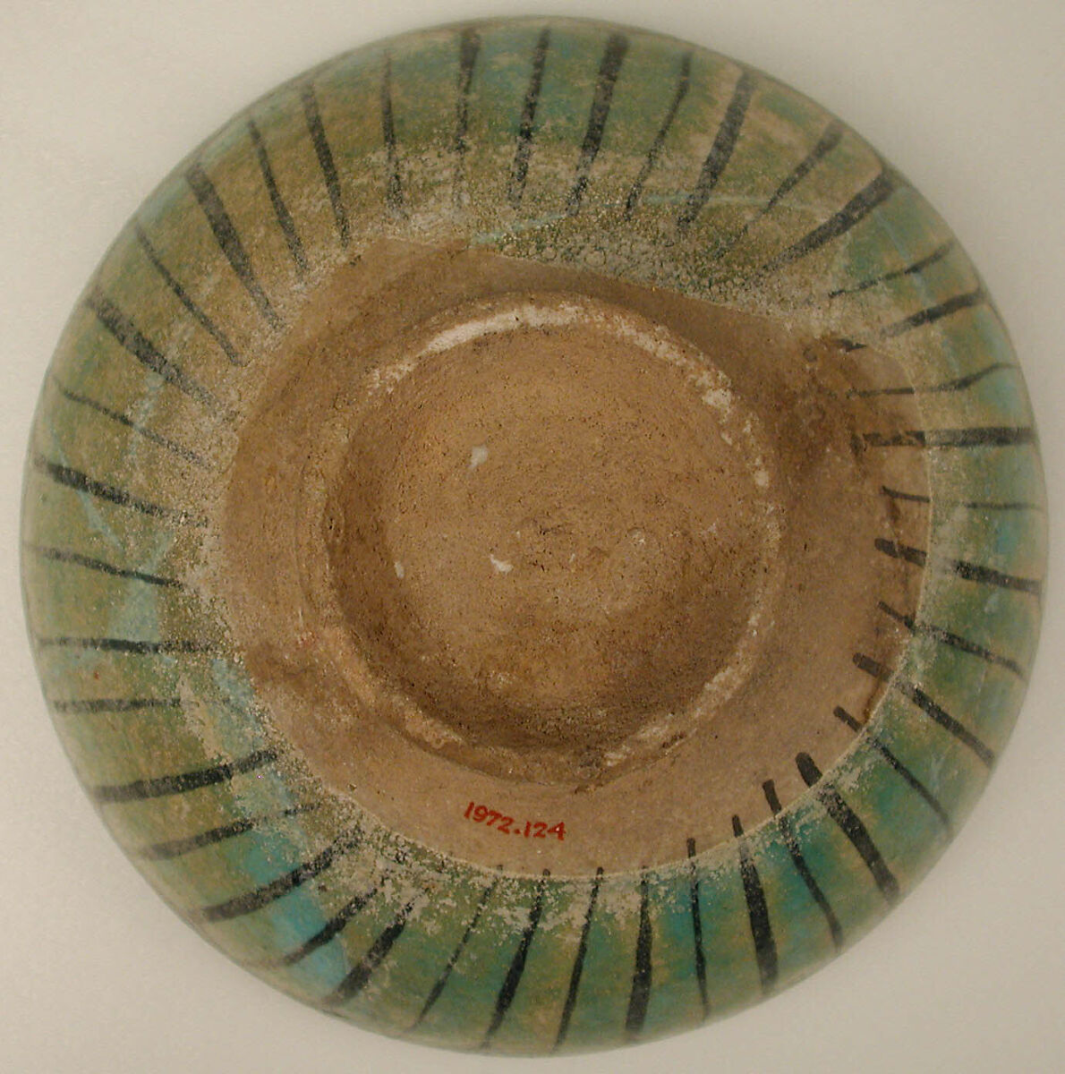 Bowl, Stonepaste; molded and painted under transparent glaze