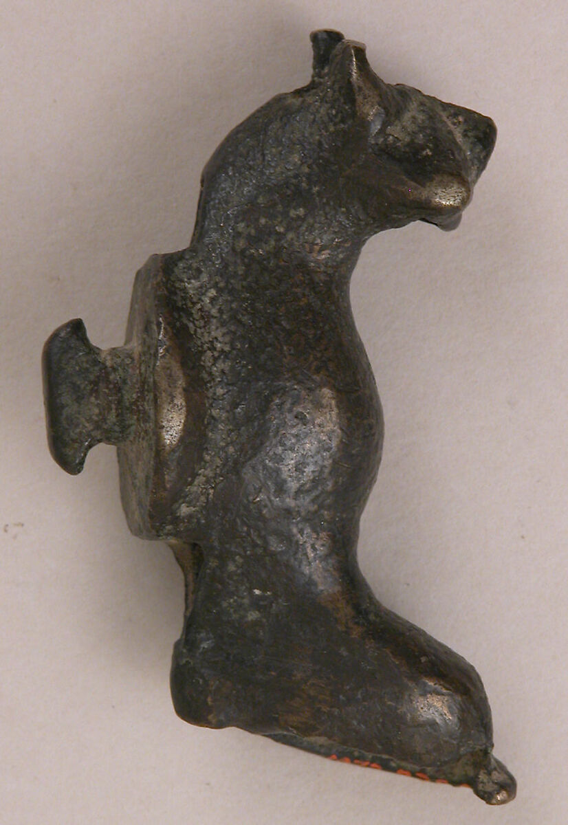 Foot of a Vessel, Bronze; cast, chased, and pierced 