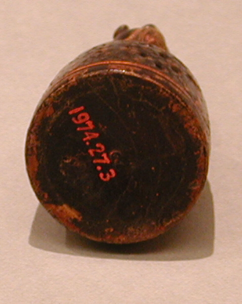 Pawn in the Form of an Indian Lady, Ivory; painted, gilded, and lacquered